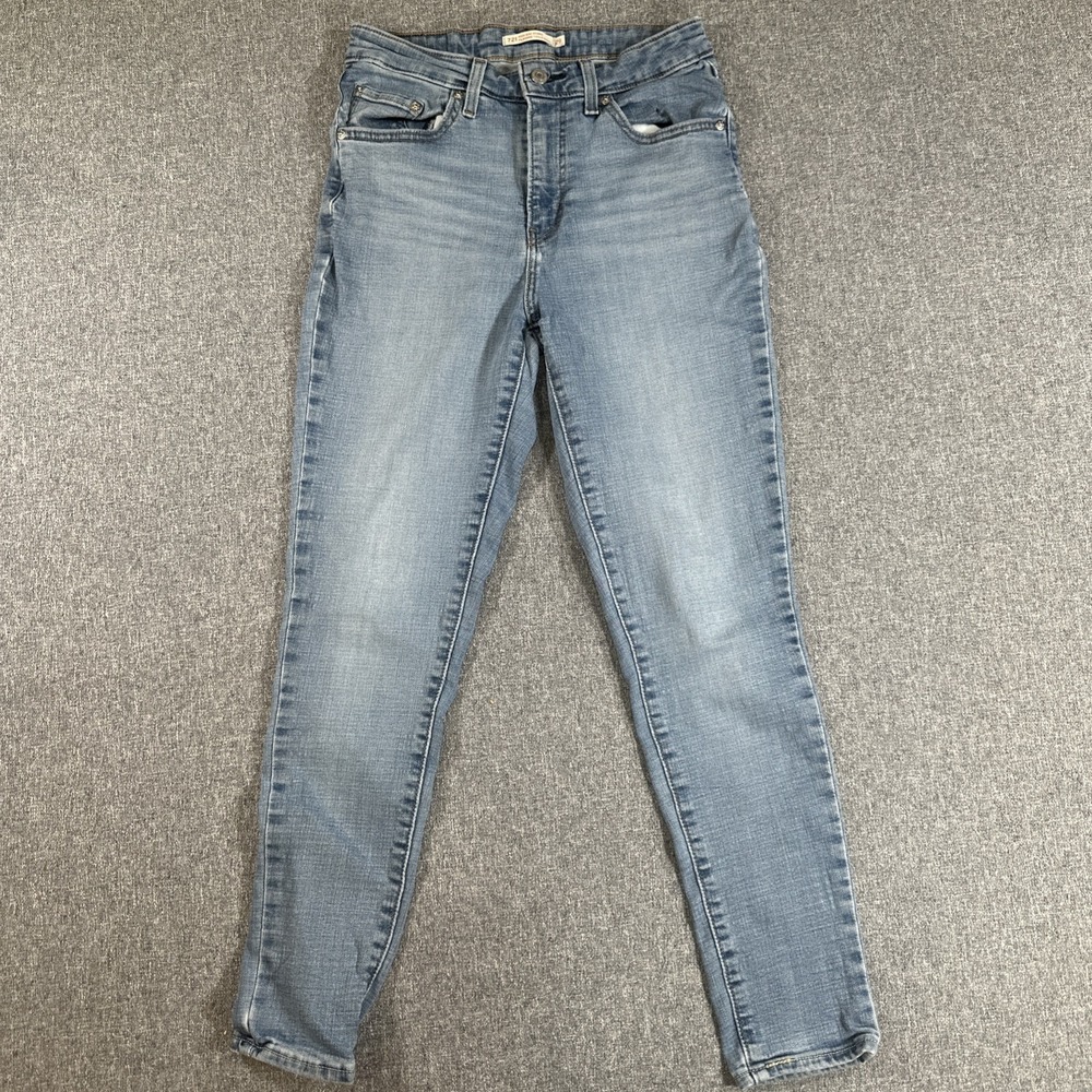 Levi's 721 High Rise Skinny Jeans Women's Size 29 Light Wash Stretch Denim - Picture 6 of 7
